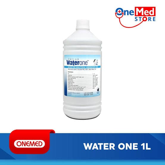 Aquadest/ Water One 1Lt
