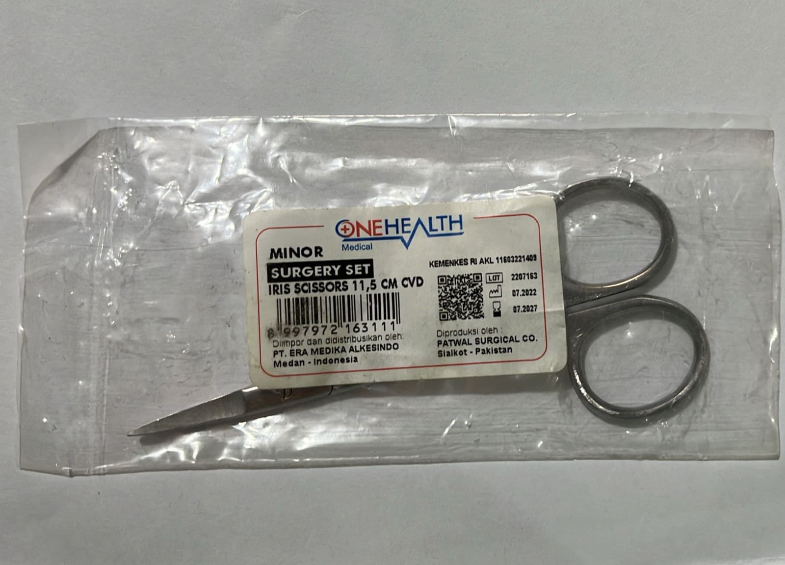 Gunting Iris Csissor Curved Bengkok 11,5 Cm