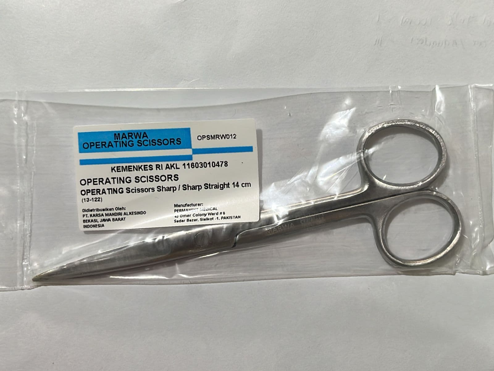 Gunting Iris Csissor Lurus Tajam 14 Cm