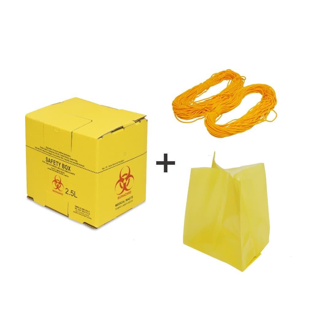 Safety Box Tempat Limbah Jarum 2,5 Lt