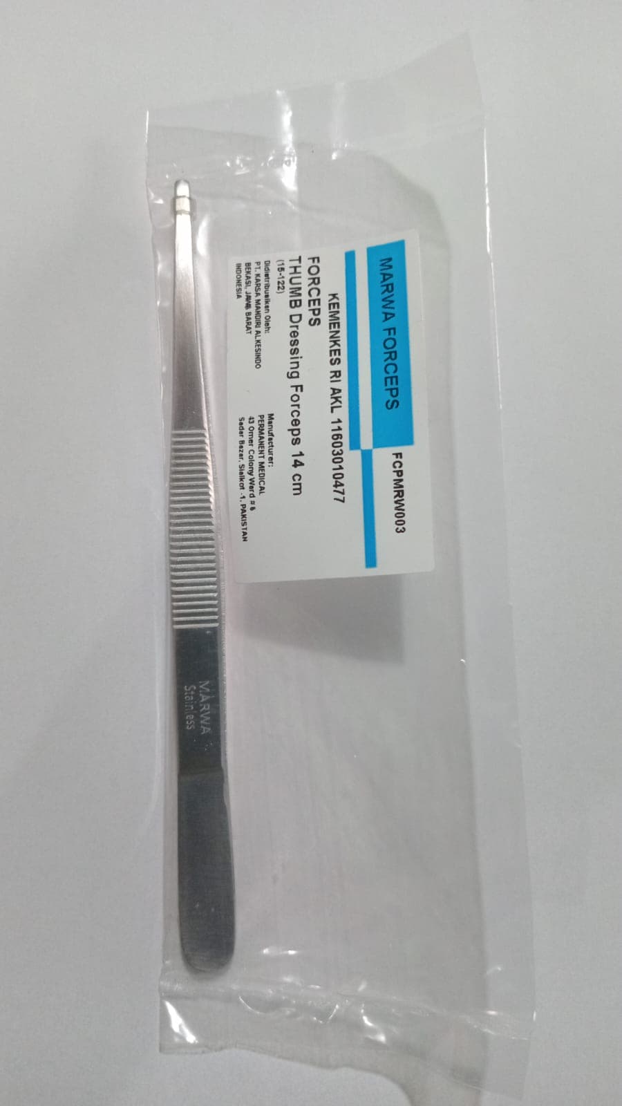 Pinset Anatomi SS 14 Cm