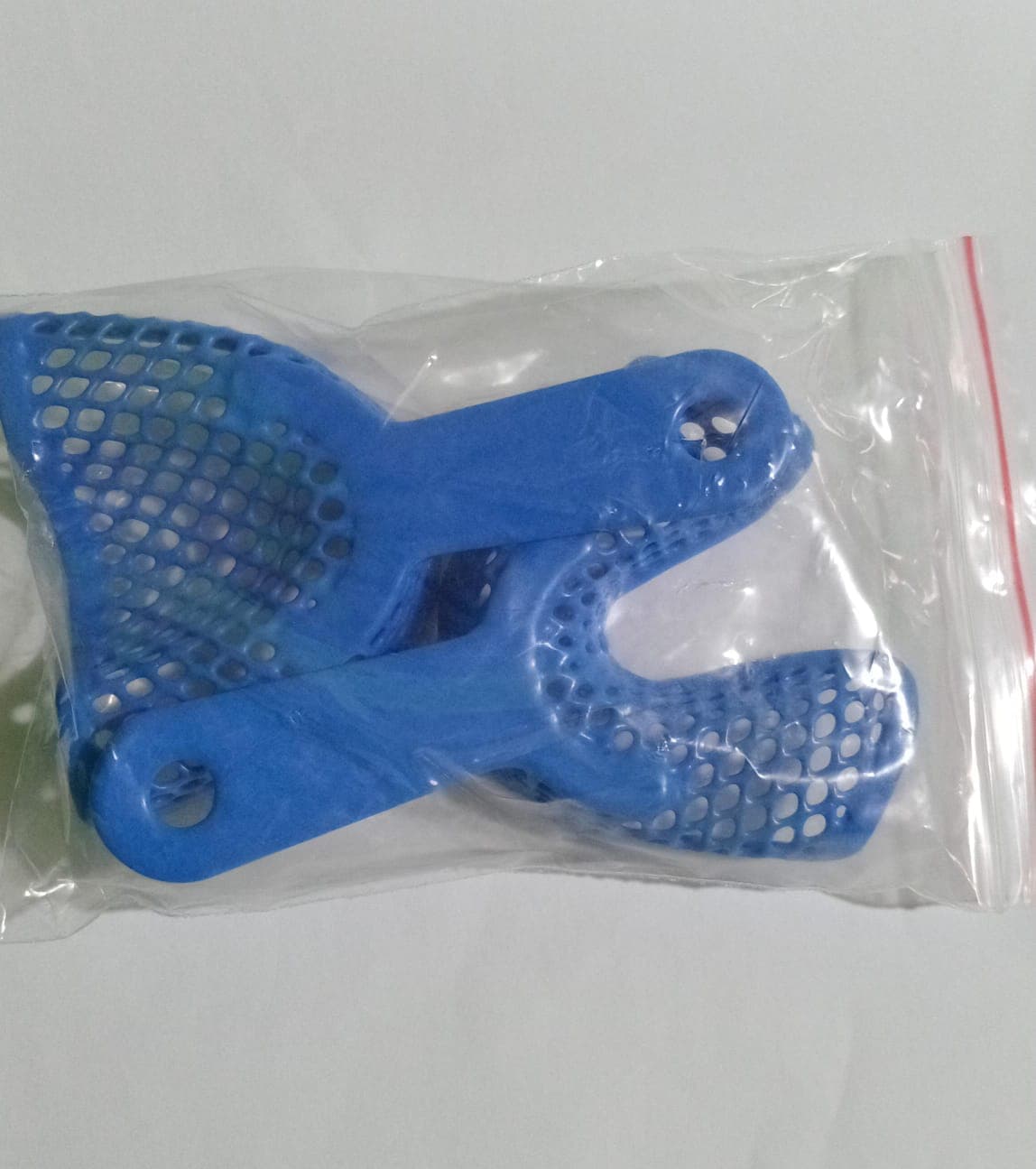 Sendok Cetak Metal Coating Rubber Blue M