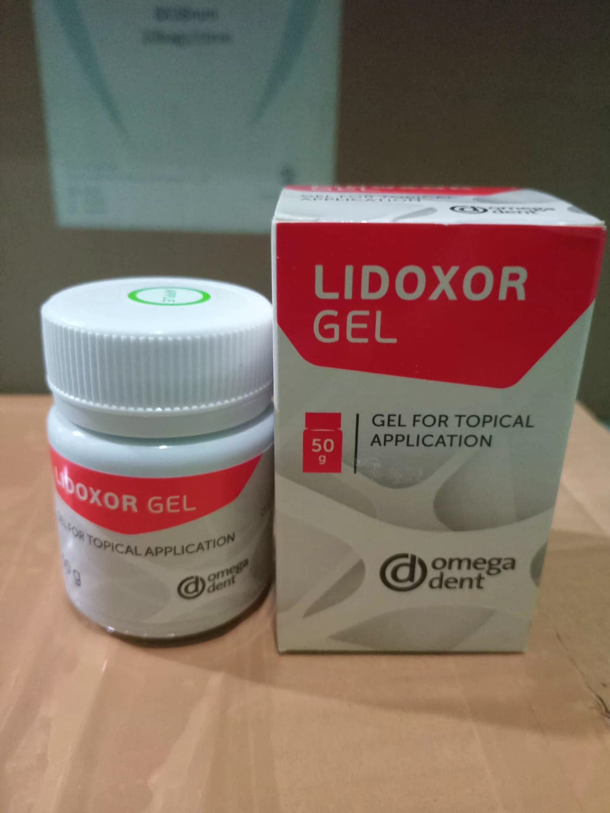 Topical Anestesi Lidoxor GEL Omega Dent