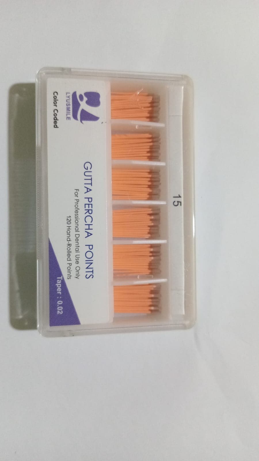 Gutta Percha Single Size No. 15