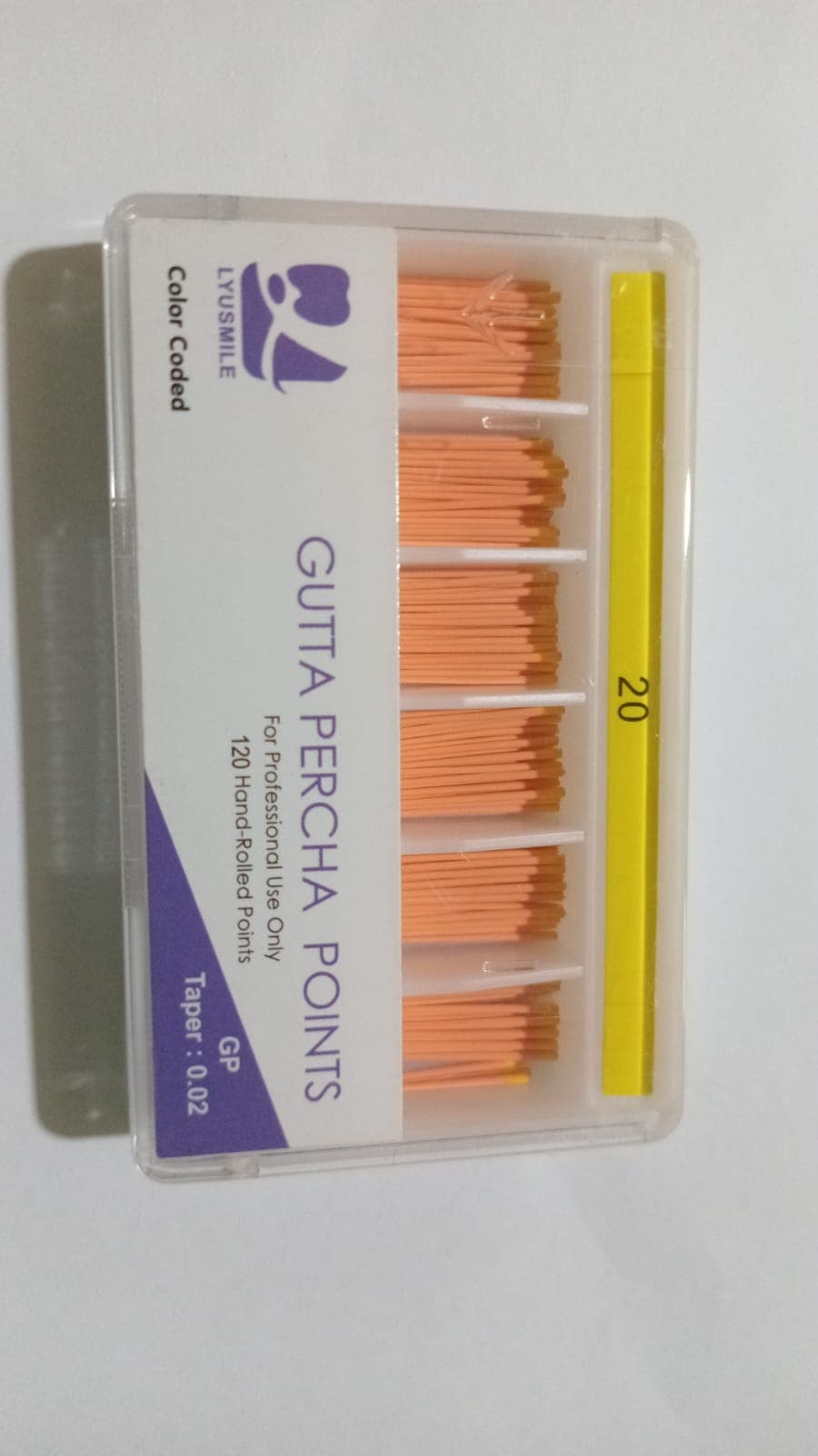 Gutta Percha Single Size No. 20