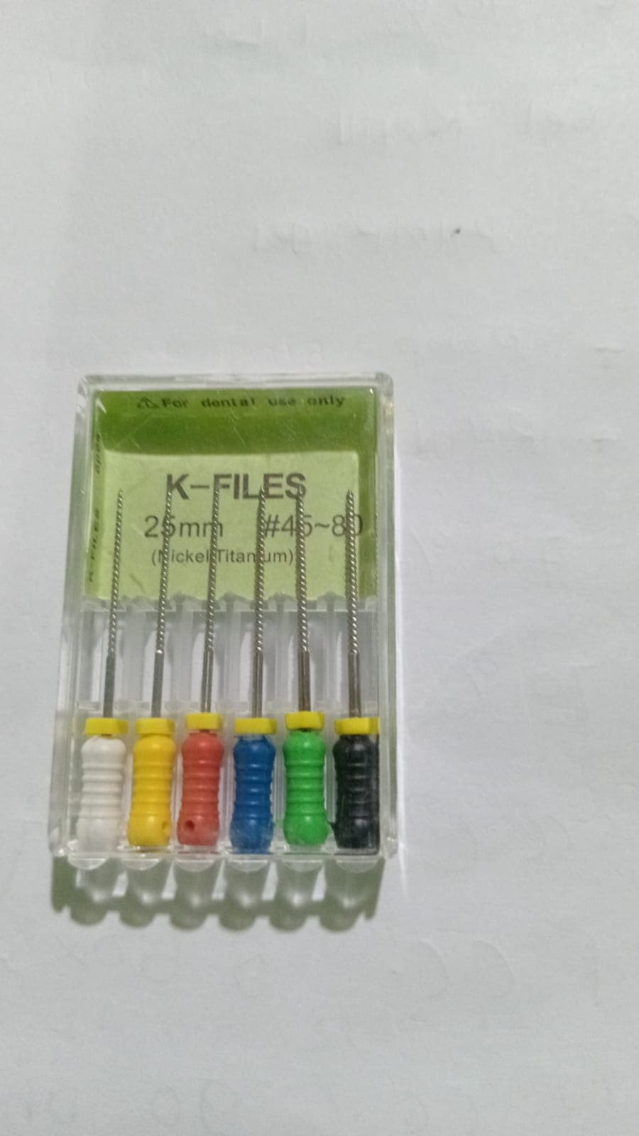 K-File 45-80 Ni-Ti Length 25mm No brand