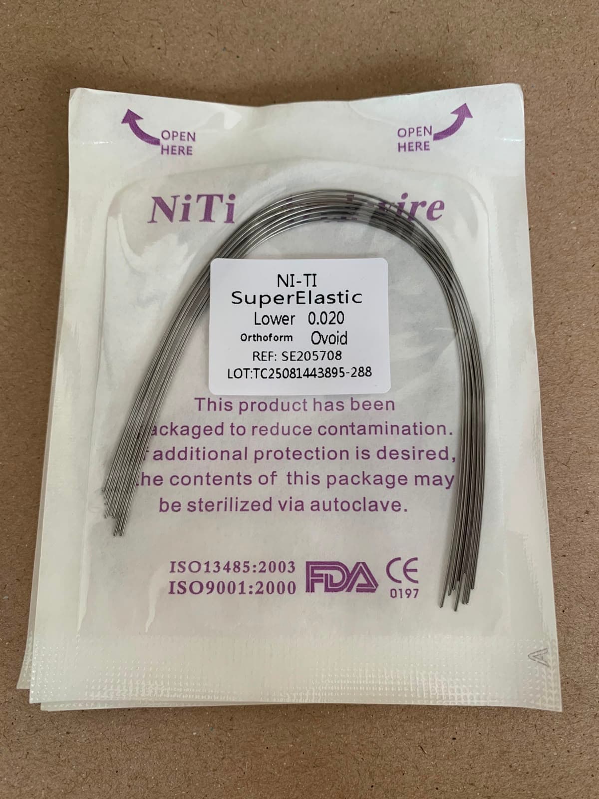ArchWire Niti Round Lower 020